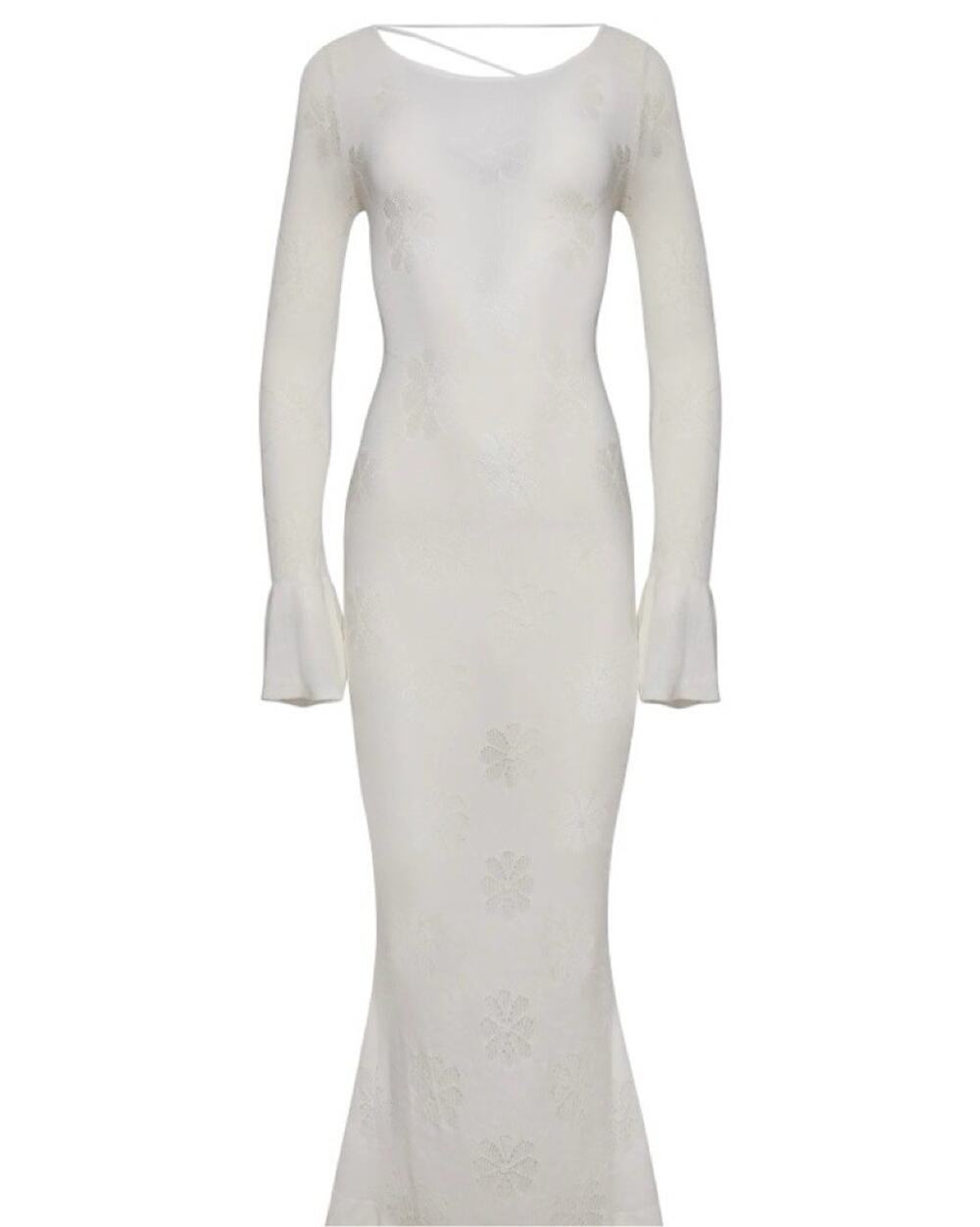 Asta Resort Rafaella Dress - M - Venetian White